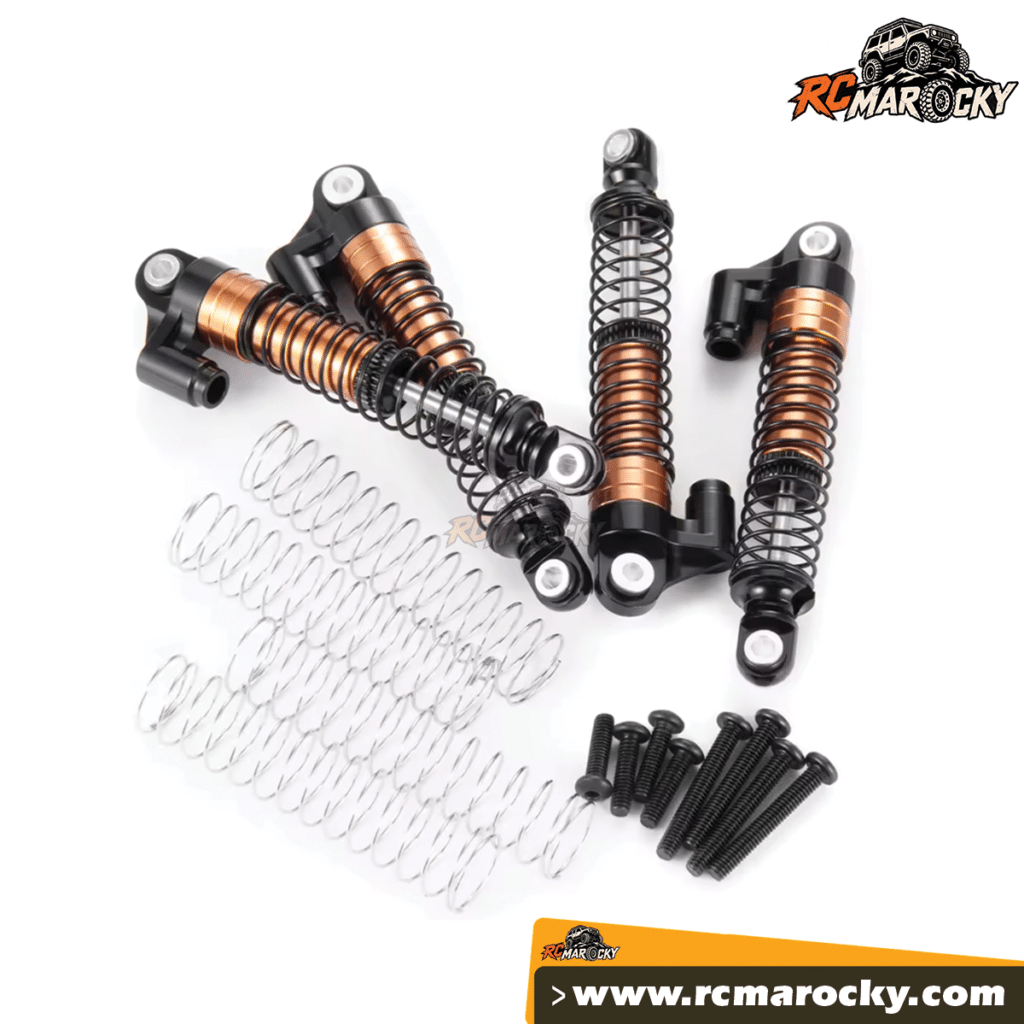 56 mm Metal oil-filled shocks — 1:18 Crawler