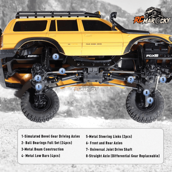 Acheter FMS FCX18 Toyota LC80 Land Cruiser 4x4 crawler Radio contrôlé à Avignon Carcassonne Annecy Arles Albi Acheter FMS FCX18 Toyota LC80 Land Cruiser 4x4 crawler Radio contrôlé à Avignon Carcassonne Annecy Arles Albi