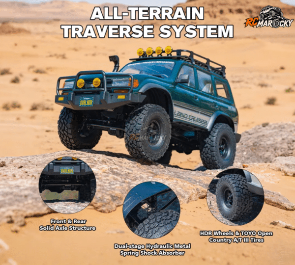Acheter crawler RC (Radio Controlé) FMS FCX10 OVR LC80 RS Brushless chez RC Marocky - 17