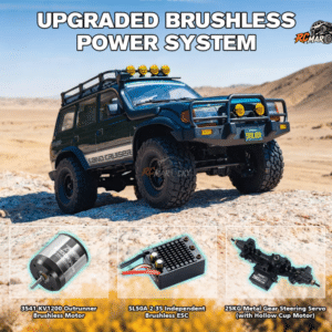 Acheter crawler RC (Radio Controlé) FMS FCX10 OVR LC80 RS Brushless chez RC Marocky - 19