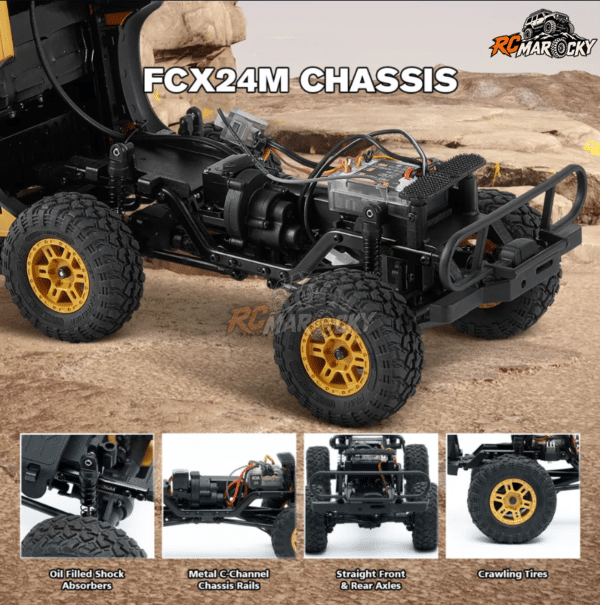 Acheter crawler miniature FCX24 Land Rover Camel Trophy Edition RTR avec livraison - RC Marocky 3