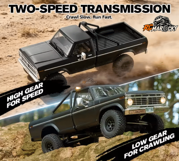 Buy RC crawler RC FCX18 Ford F-100 Black edition on RC Marocky - 4
