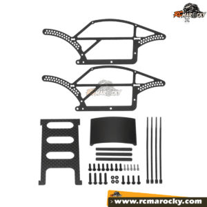 Carbon Fiber Comp Chassis Kit for RC crawler 1 18 scale buggy style Traxxas compatible - RC Marocky 1
