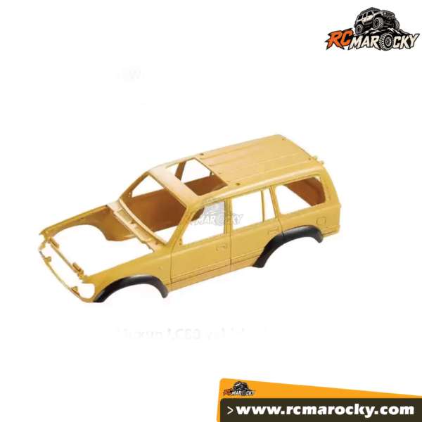 Carosserie plan RC Crawler FMS FCX18 Toyota LC80 jaune avec livraison par RC Marocky Carosserie plan RC Crawler FMS FCX18 Toyota LC80 jaune avec livraison par RC Marocky