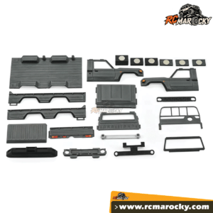 Carrosserie grise LC79 pour crawler RC 1 30 SCX30 6X6 imprimé 3D avec livraison au Maroc France Algerie Carrosserie grise LC79 pour crawler RC 1 30 SCX30 6X6 imprimé 3D avec livraison au Maroc France Algerie