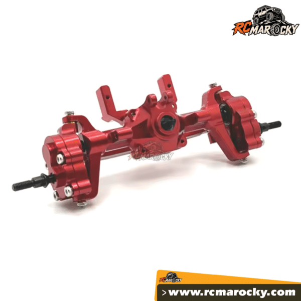 Front axle for FCX24 RC Crawler replacement & custom builds with world wide delivery - RC Marocky Red Front axle for FCX24 RC Crawler replacement & custom builds with world wide delivery - RC Marocky Red