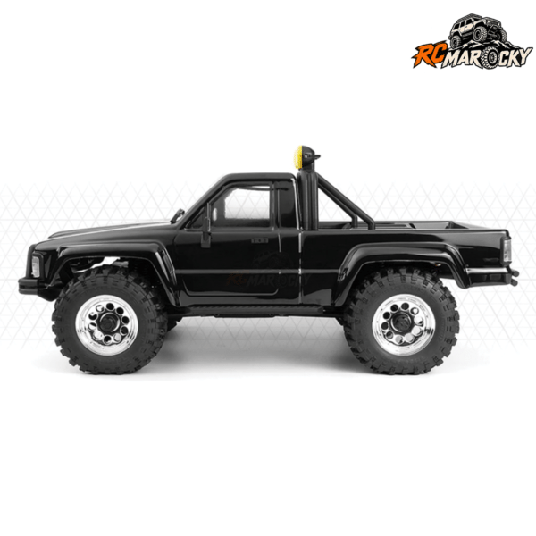 HPI Racing 1 18 scale RC Venture18 Flux Brushless 1985 Toyota Hilux SR5 Black version - RC Marocky