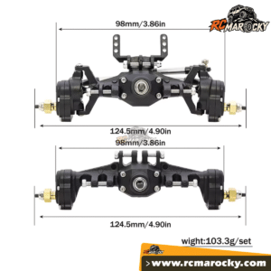 Jeu Pont avant avec support Servoet arriere pour crawler RC TRX4M avec livraison internationale - RC Marocky