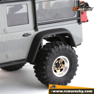 Jeu de 4 roues aluminium pour Crawlers RC échelle 1 18 comaptibles FCX18 et TRX4M 1 pouce - RC Marocky 7