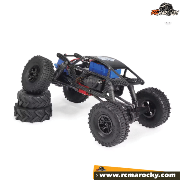 Kit Chassis fibre carbone Comp pour crawler échelle 1 18 style buggy compatible Traxxas - RC Marocky