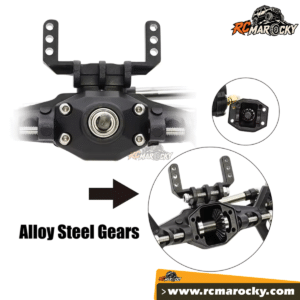 Metal gear Front & Rear Portal Complete Axles Set & Servo Mount - international shipping for TRX4M - RC Marocky