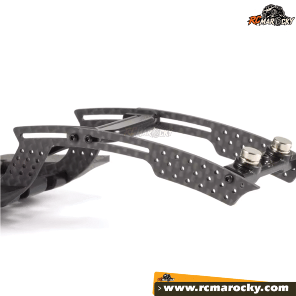 SCX24 LGC Carbon Fiber Modular Chassis kit for RC mini Crawler 1 24 scale - RC Marocky 4