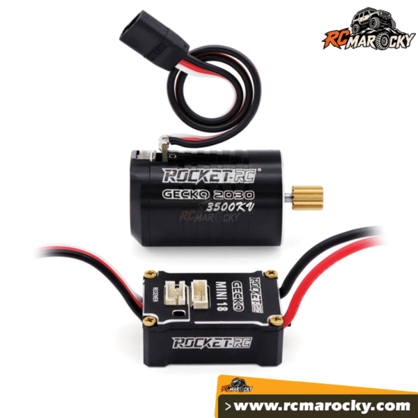 Sensored Brushless 3500KV Motor & 30A ESC Combo for RC crawlers compatible trx4m fcx18 - RC Marocky 1 Sensored Brushless 3500KV Motor & 30A ESC Combo for RC crawlers compatible trx4m fcx18 - RC Marocky 1